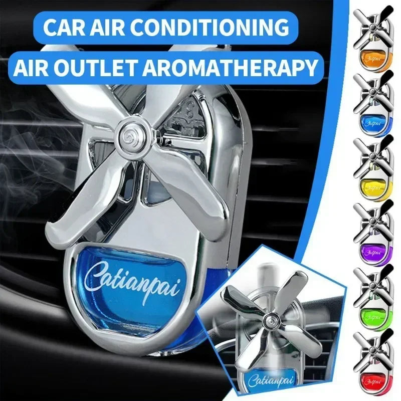 Rotary Propeller Car Air Freshener Aromatherapy Perfume