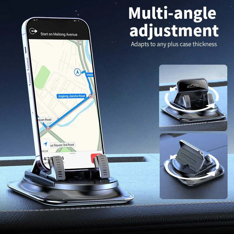 Lcars Car Phone Holder with Anti-Slip Design and Rotatable Stand