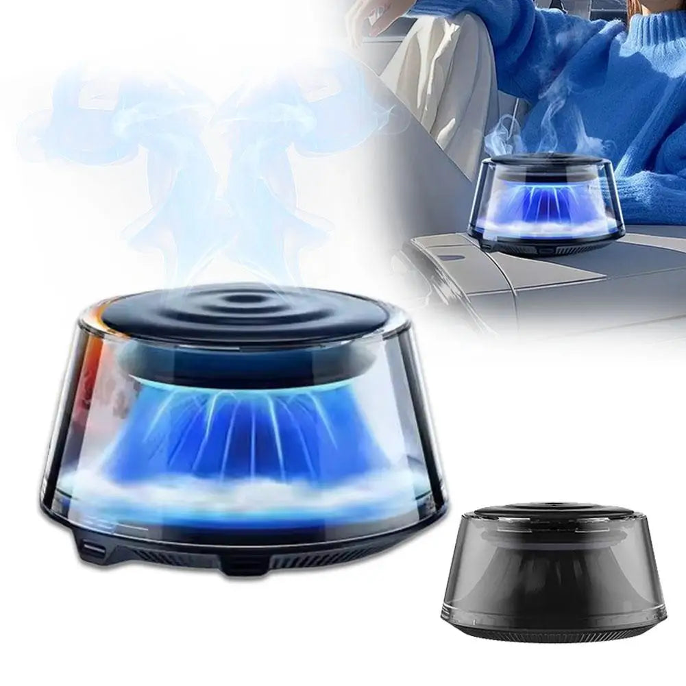 Car Fragrance Diffuser Rechargeable Mist Diffuser RGB Interior Light