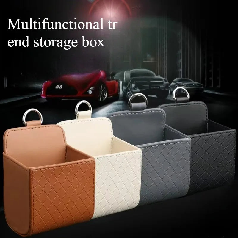 Leather Seat Crevice Storage Box
