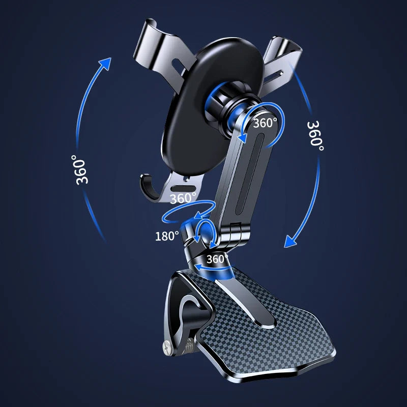 Car Phone Holder Dashboard Adjustable Fixed Navigation Bracket
