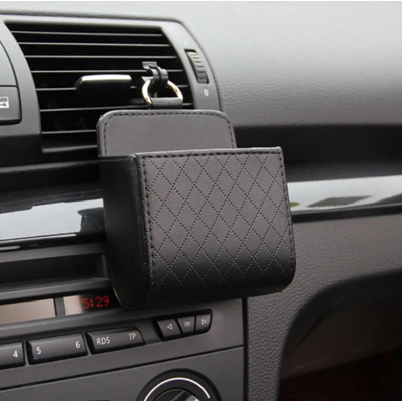 Leather Seat Crevice Storage Box