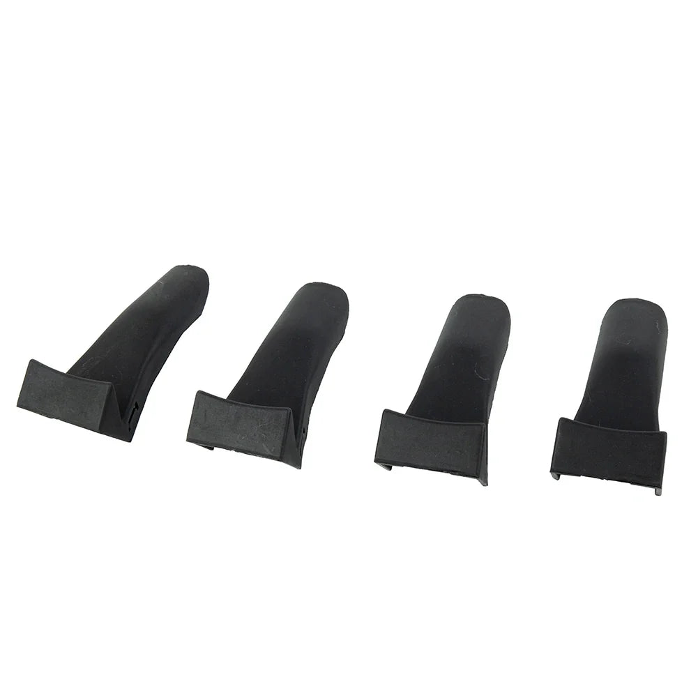 4Pcs Plastic Jaw Clamp Cover Protector Wheel Rim Guards | Black Tire Changer Accessories