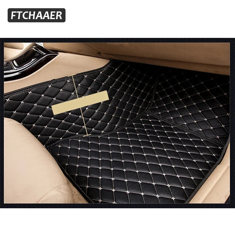 Ftchaaer Custom Car Floor Mats for Citroen C4 Auto Carpets