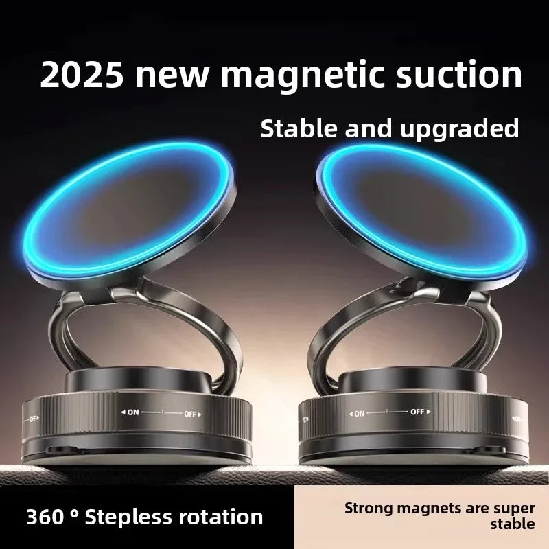 Vacuum Magnetic Phone Holder Stand | Magsafe Suction Cup Phone Mount