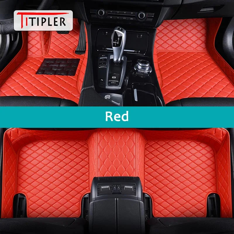 Custom Car Floor Mats For DS4 Synthetic Fiber Artificial Leather
