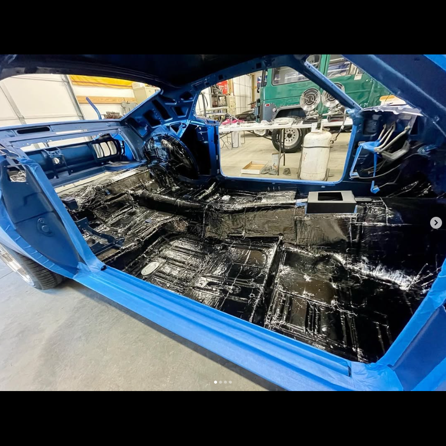 USA HushMat MEGA Bulk Kit – Sound Deadening & Thermal Insulation Sheets for Full Vehicle Coverage (72 Sq Ft, Black Foil)