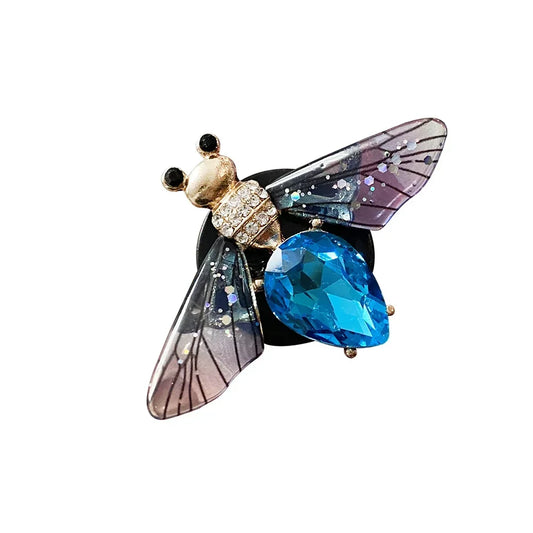Butterfly Car Perfume Clip, Shiny Rhinestone Air Vent Freshener