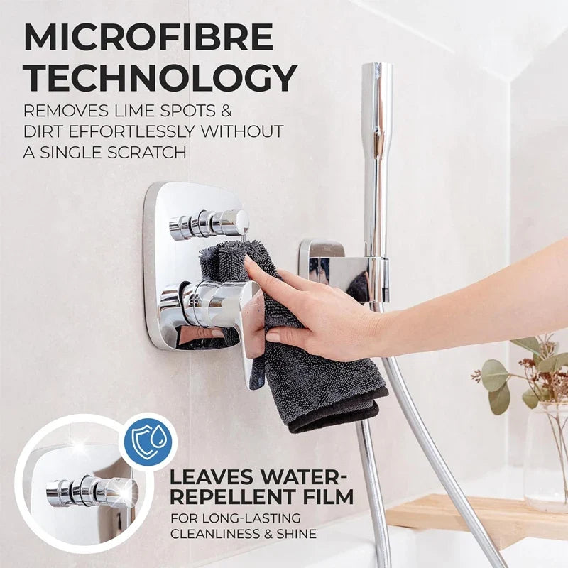 2pc Absorbent Microfiber Cleaning Cloth