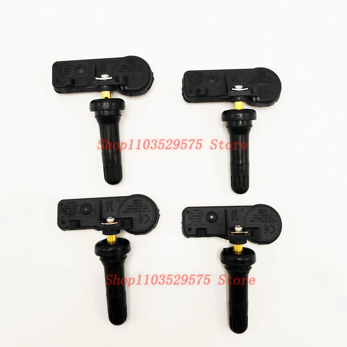 4Pcs 56029398AB Tire Pressure Sensor 433MHz TPMS | Compatible with Chrysler Jeep Dodge