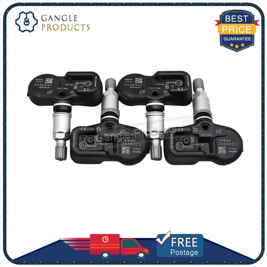 4PCS TPMS Tire Pressure Sensor 433MHz for Toyota Avensis Auris RAV4 Yaris Verso
