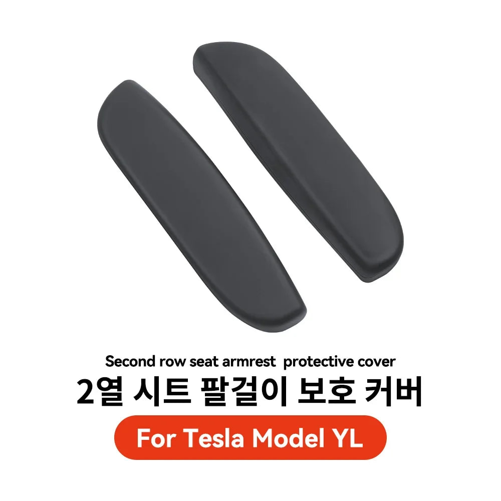 Tesla Model YL Second Row Armrest Cover, New 2025+ Silicone