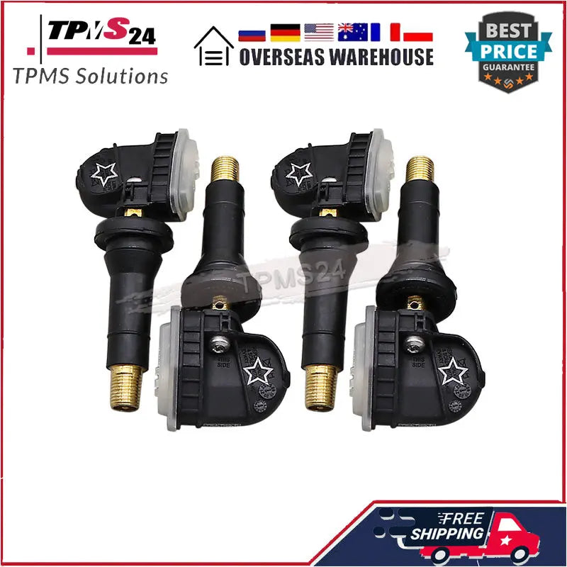 4x TPMS Tire Pressure Sensor 315MHz for Buick Cadillac Chevrolet GMC | Pre-Programmed