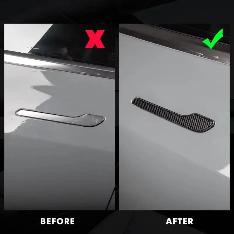 Tesla Model 3 Y Door Handle Protector Stickers ABS 4PCS