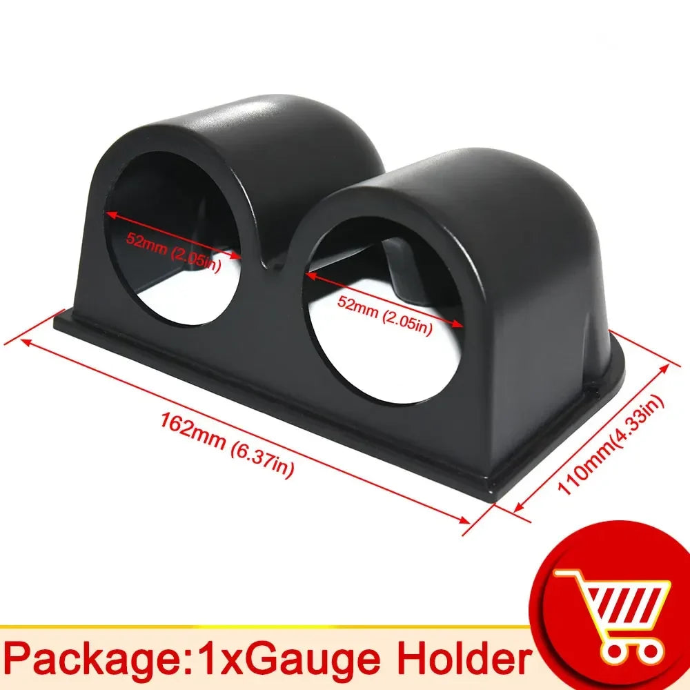 52mm Car Gauge Set | Water Temp Oil Temp Voltmeter Oil Pressure Boost Gauge
