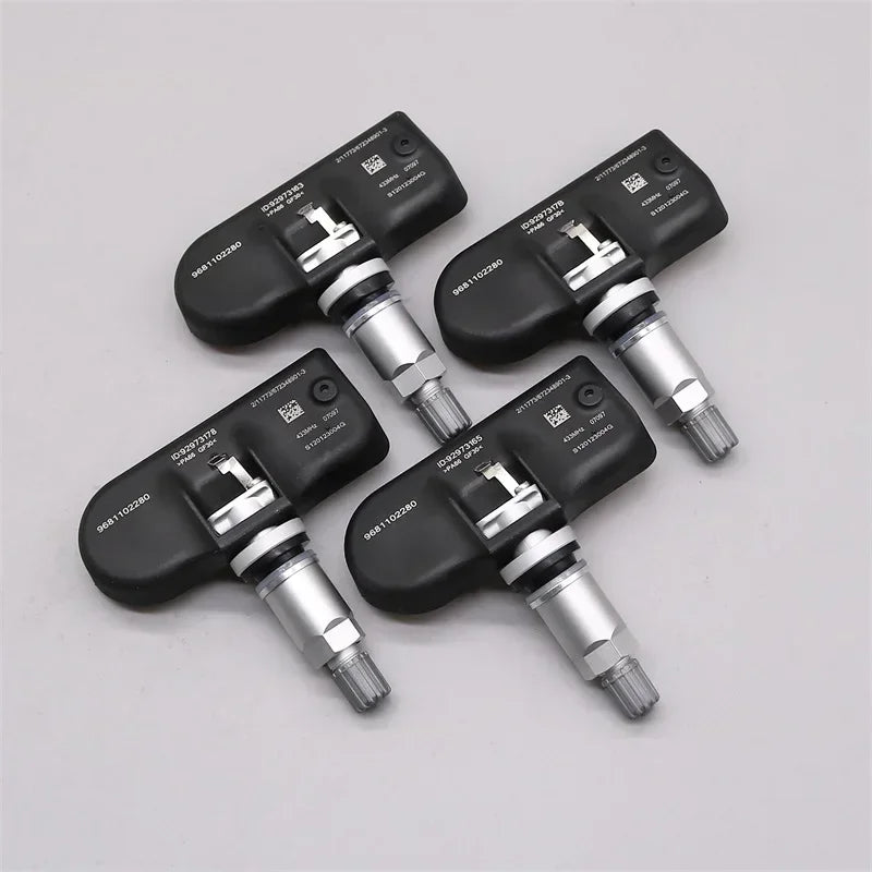 4PCS 433 MHz TPMS Sensors for Peugeot and Citroen