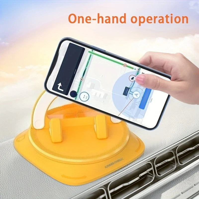 Lcars Cute Doll Car Phone Holder Dashboard Navigation Stand