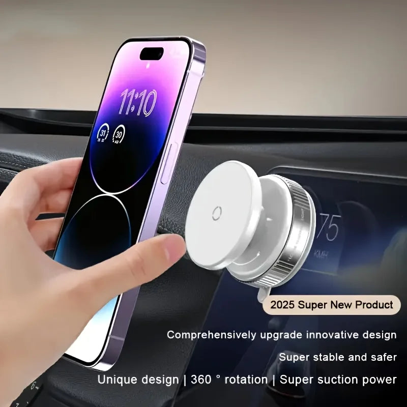 360° Magsafe Car Phone Holder Mount | Magnetic Phone Stand for Tesla iPhone Android