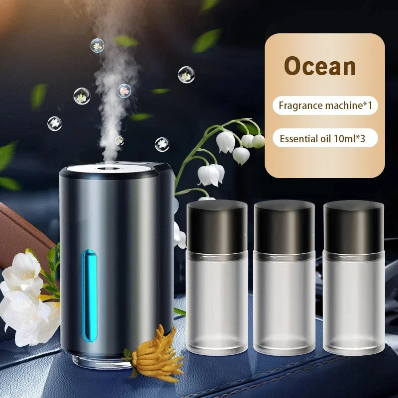 Car Air Freshener Diffuser Electric Vent Clip Humidifier Removing Odors