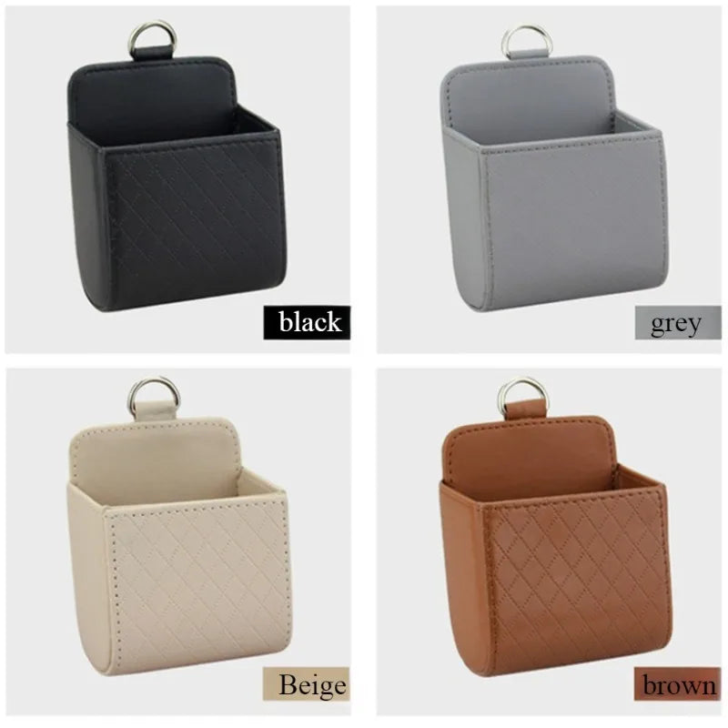 Leather Seat Crevice Storage Box