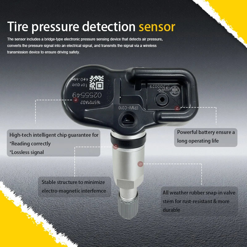 4PCS 315MHz TPMS Sensor for Toyota Camry Corolla RAV4 Lexus NX RX