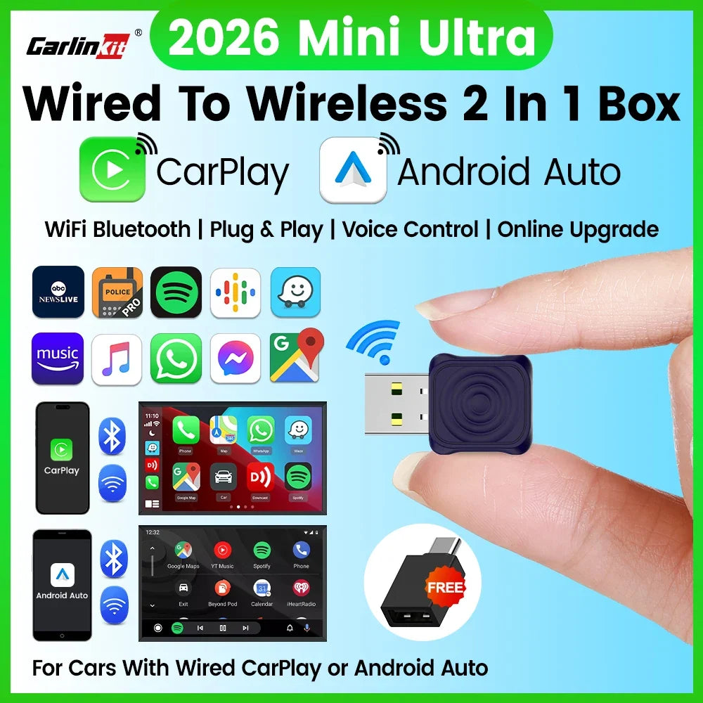 Wireless CarPlay USB Adapter Dongle