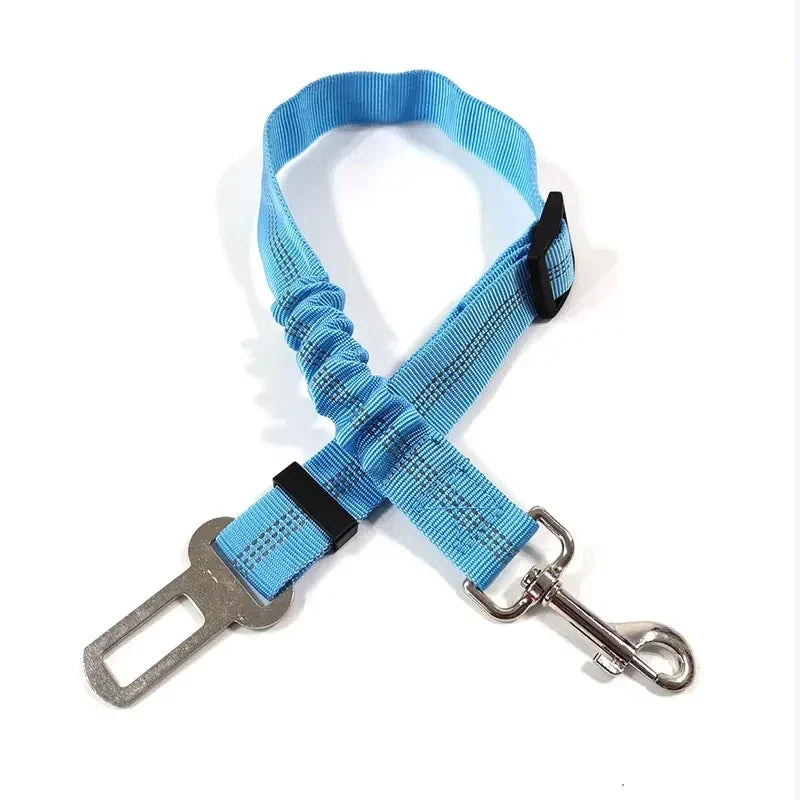 Reflective Dog Seat Belt for Cars | Adjustable Nylon Safety Harness with Bungee