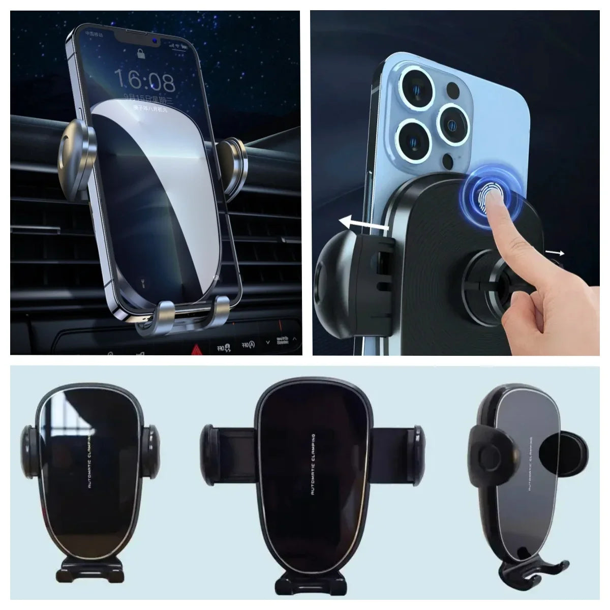 Dual Phone Holder Bracket For Toyota Corolla 2019-2022