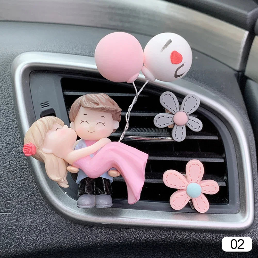 Couple Car Air Vent Clip Fragrance Diffuser