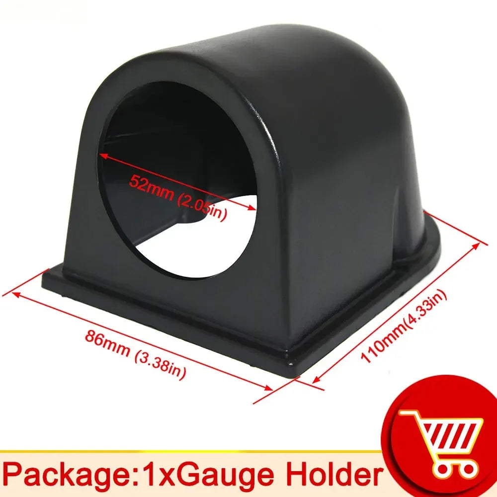 52mm Car Gauge Set | Water Temp Oil Temp Voltmeter Oil Pressure Boost Gauge