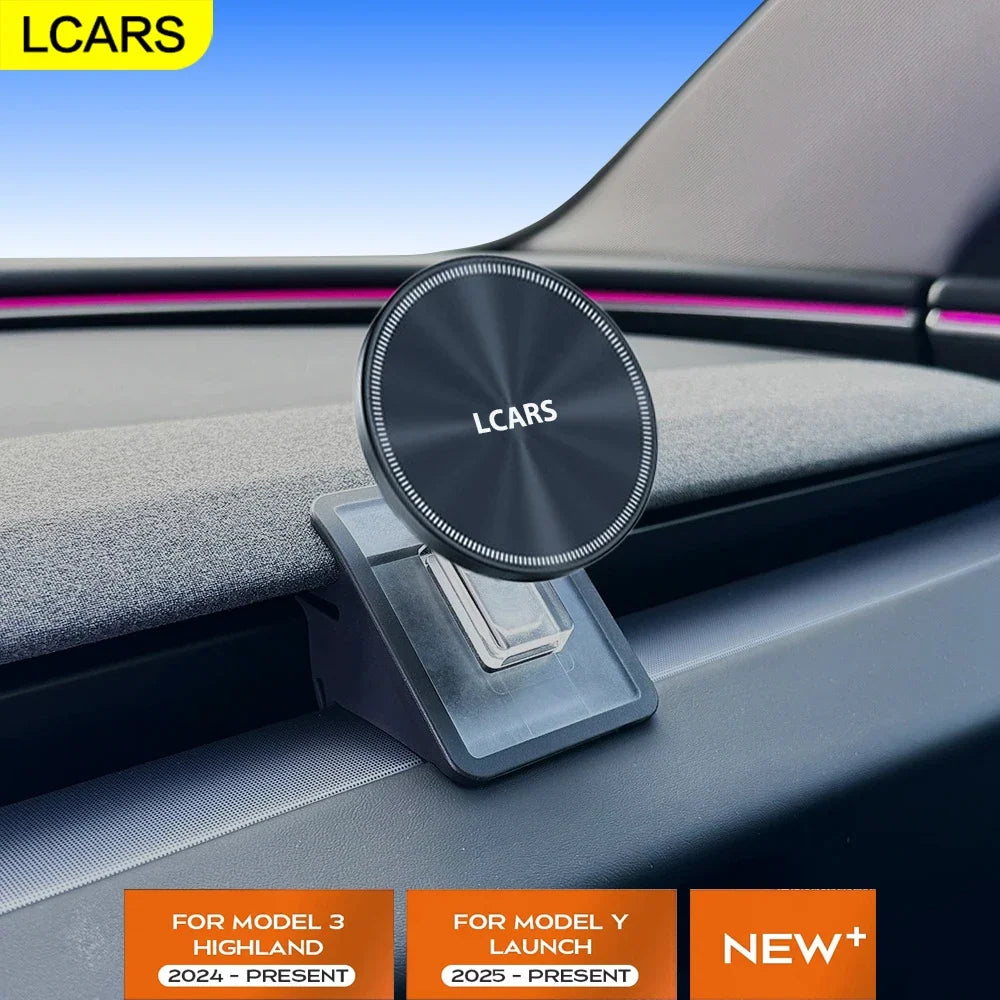 Lcars Magnetic Phone Holder Car Mount for Tesla Model 3 Highland