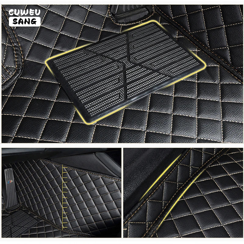 Cuweusang Custom Car Floor Mats For Honda Jazz Fit