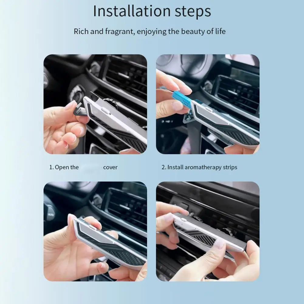 Car Air Freshener for BMW Smell Vent Solid Fragrance Diffuser
