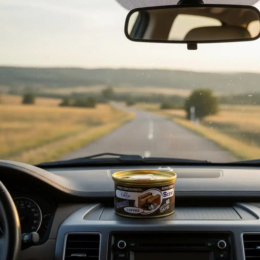 Canned Wood Block Car Air Freshener Long-Lasting Aromatherapy