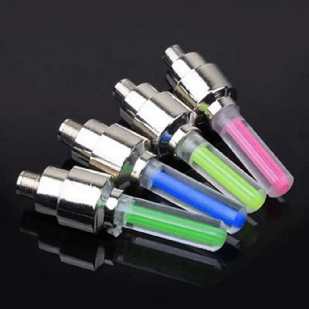 LED Valve Stem Cap Light | Motion-Activated Wheel Tire Light for Bike Car Motorcycle