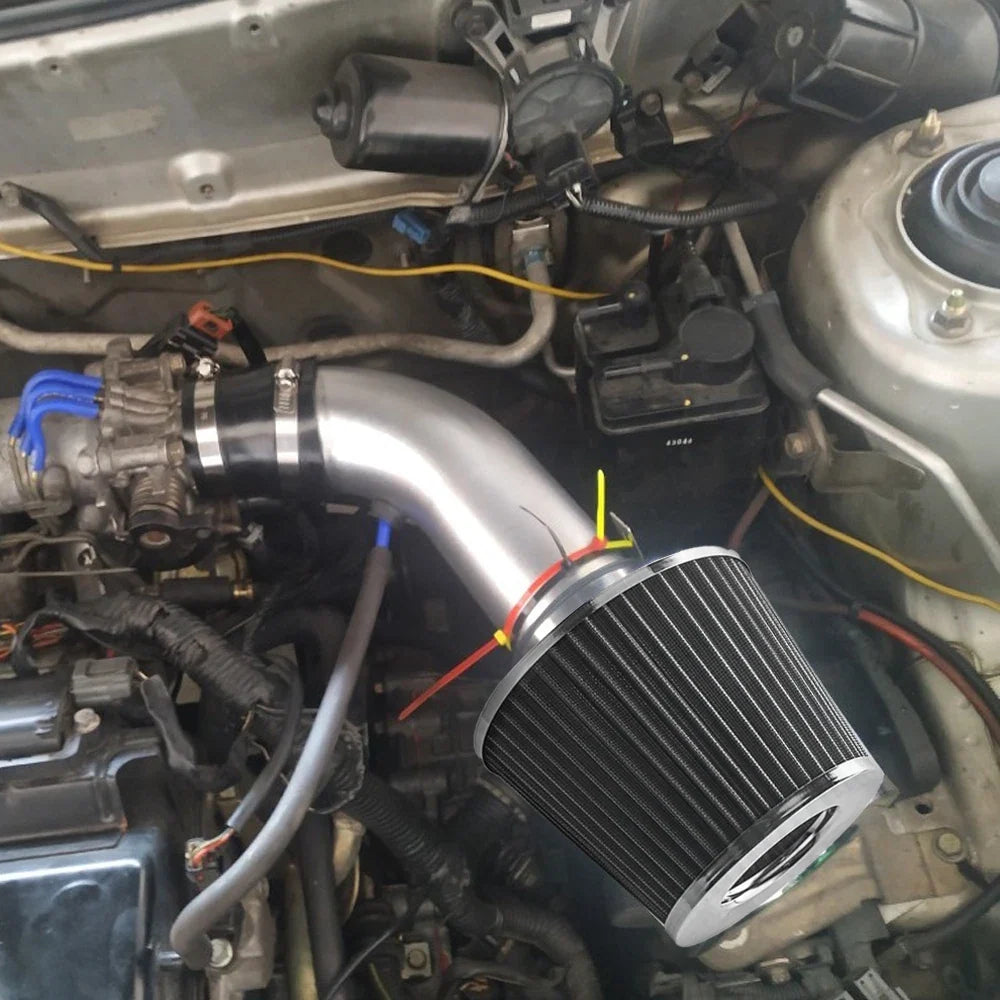 76MM 3 Inch High Flow Cold Air Intake Filter | Universal Induction Kit for Vehicles