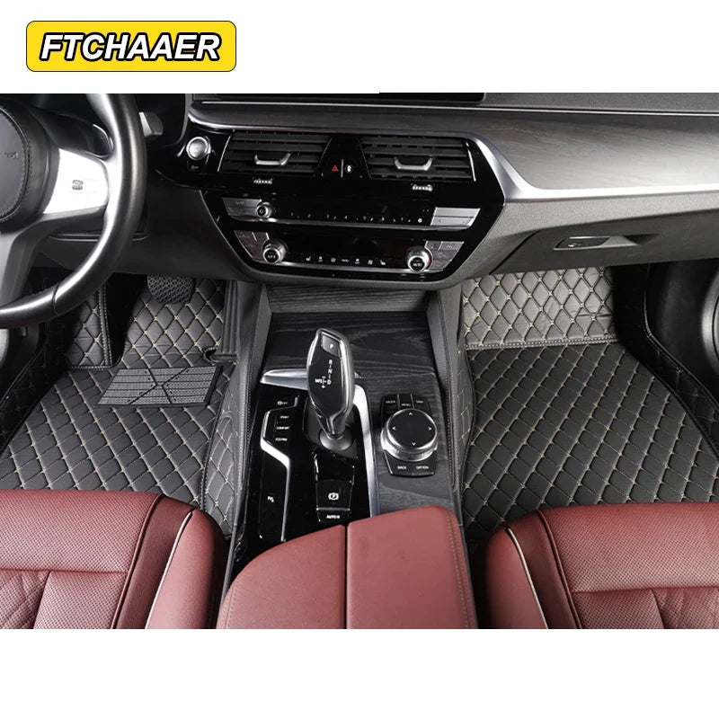 Ftchaaer Custom Car Floor Mats for Volkswagen VW Golf