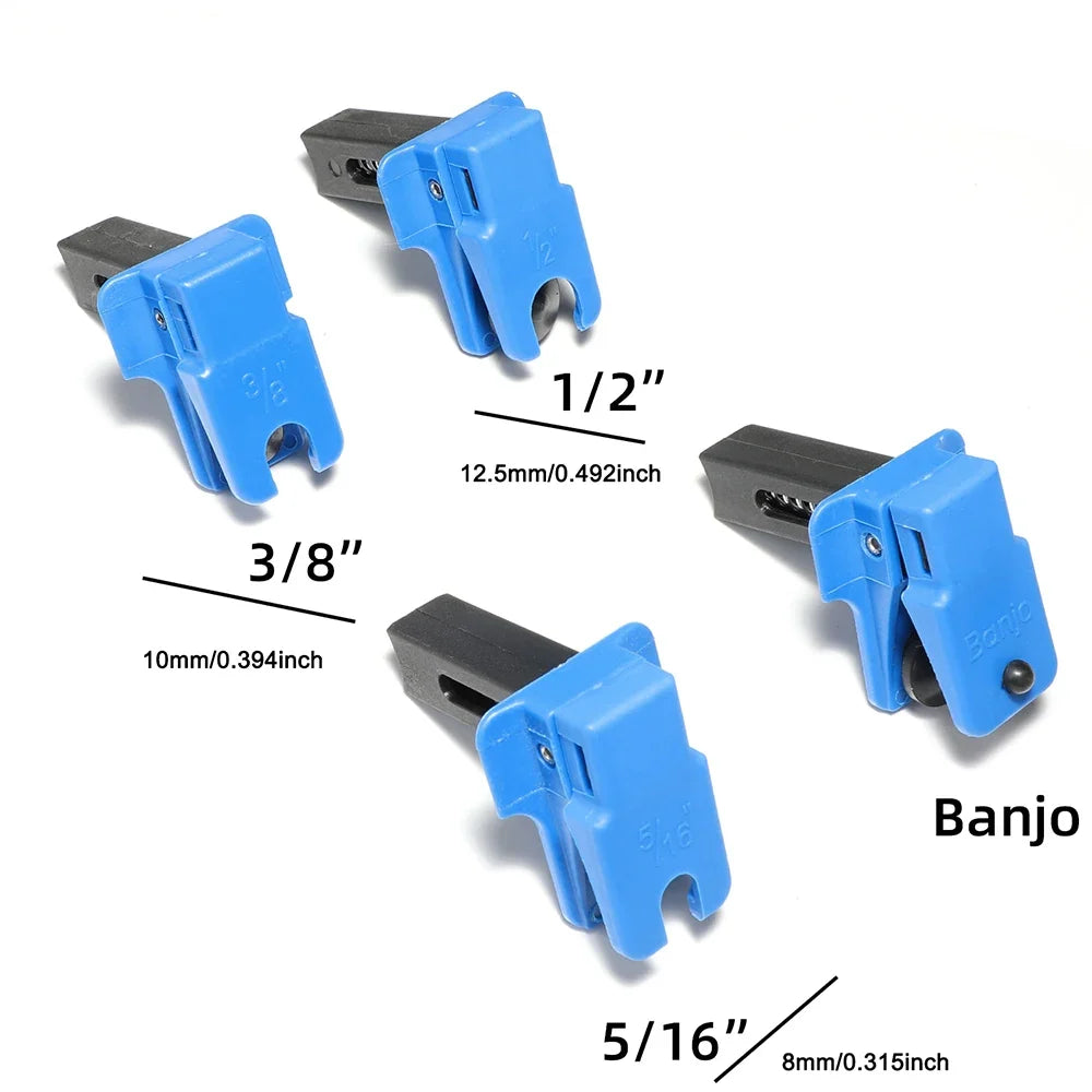 4Pcs Car Brake Oil Pipe Plug Tool Set | Leak Proof Brake Line Stoppers