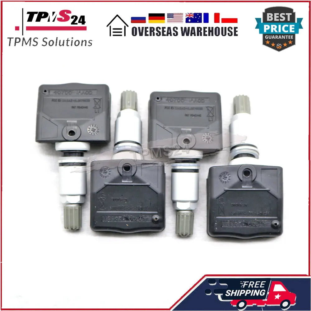 4-Pack 315MHz TPMS Sensor For Nissan 40700-1AA0D