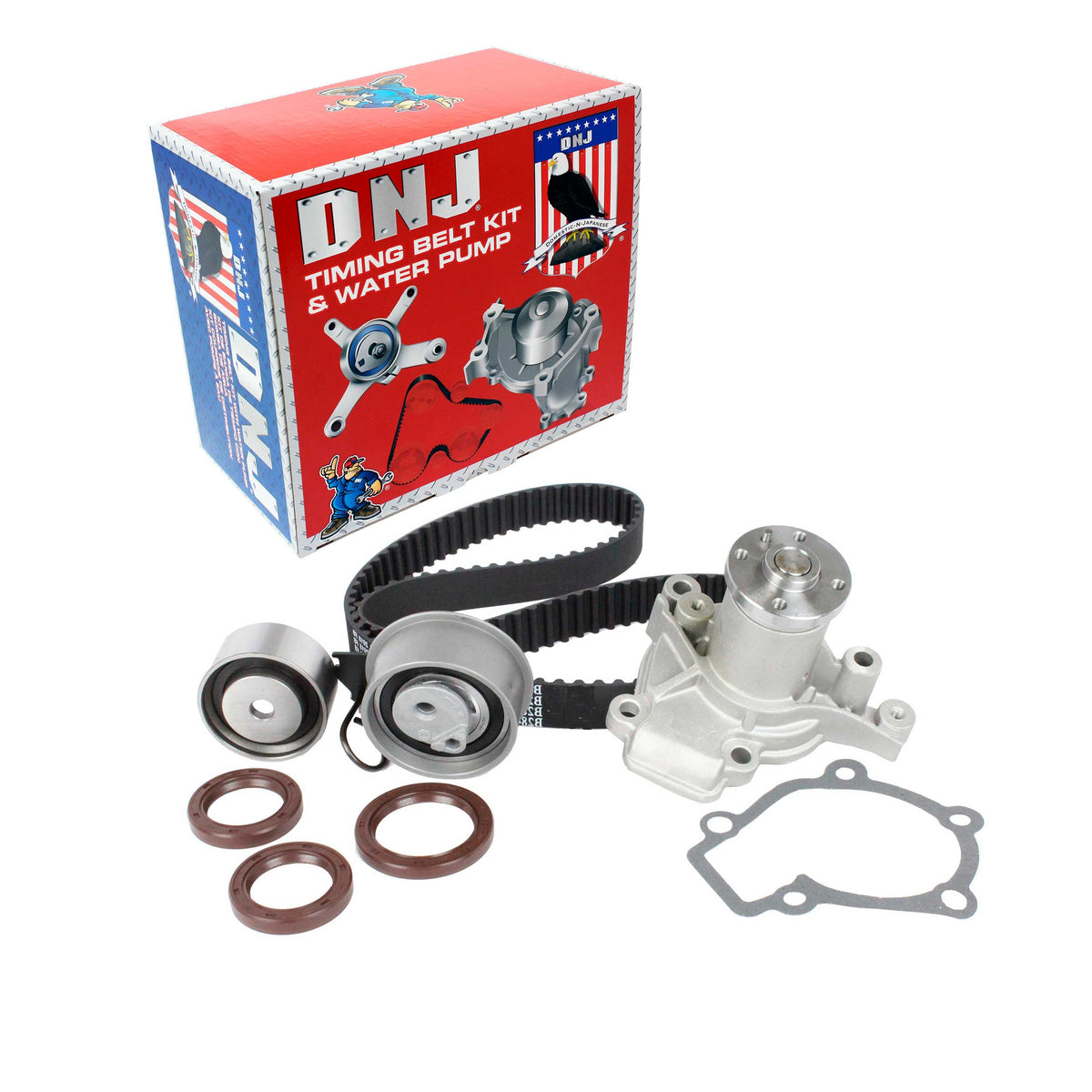 DNJ 2006 Kia Spectra 2.0L Timing Belt, Water Pump & Component Kit