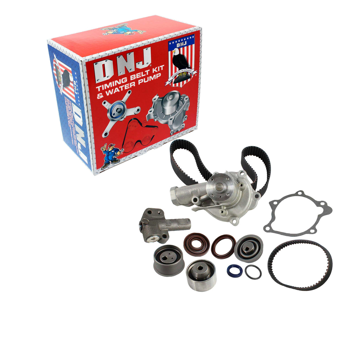 DNJ Timing Belt Kit with Water Pump 1993 Mitsubishi 2.0L
