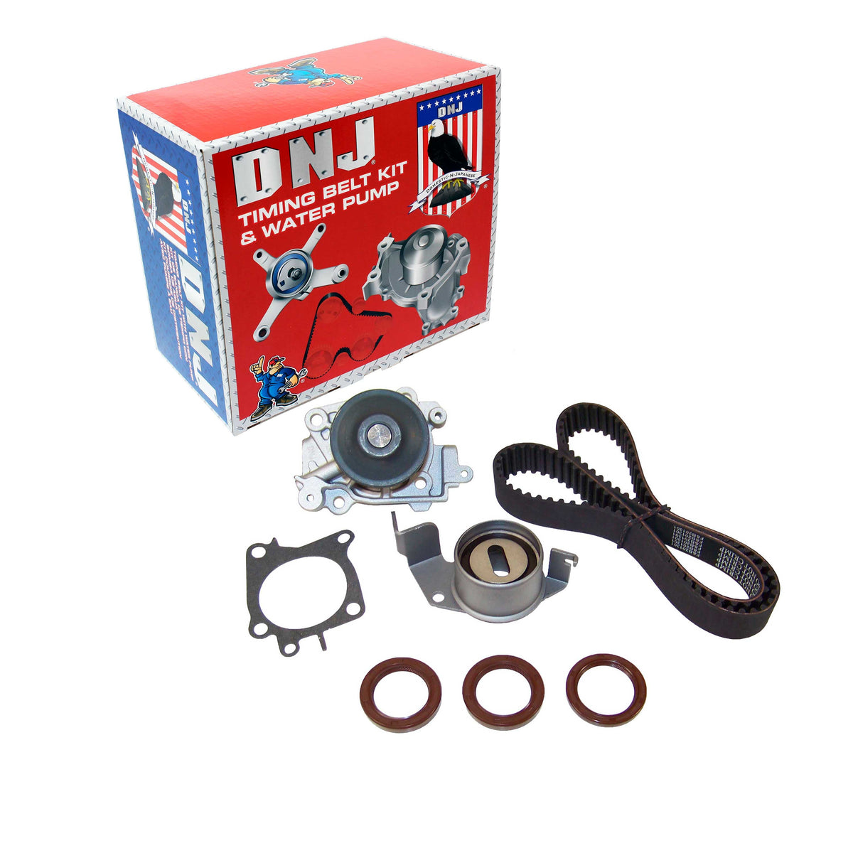 DNJ Timing Belt Kit with Water Pump 2002-2007 Mitsubishi 2.0L
