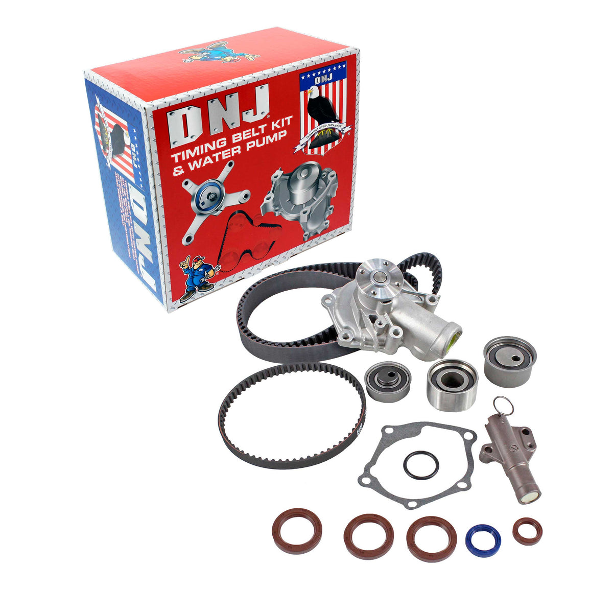 DNJ Timing Belt Kit with Water Pump 2003-2005 Mitsubishi 2.0L