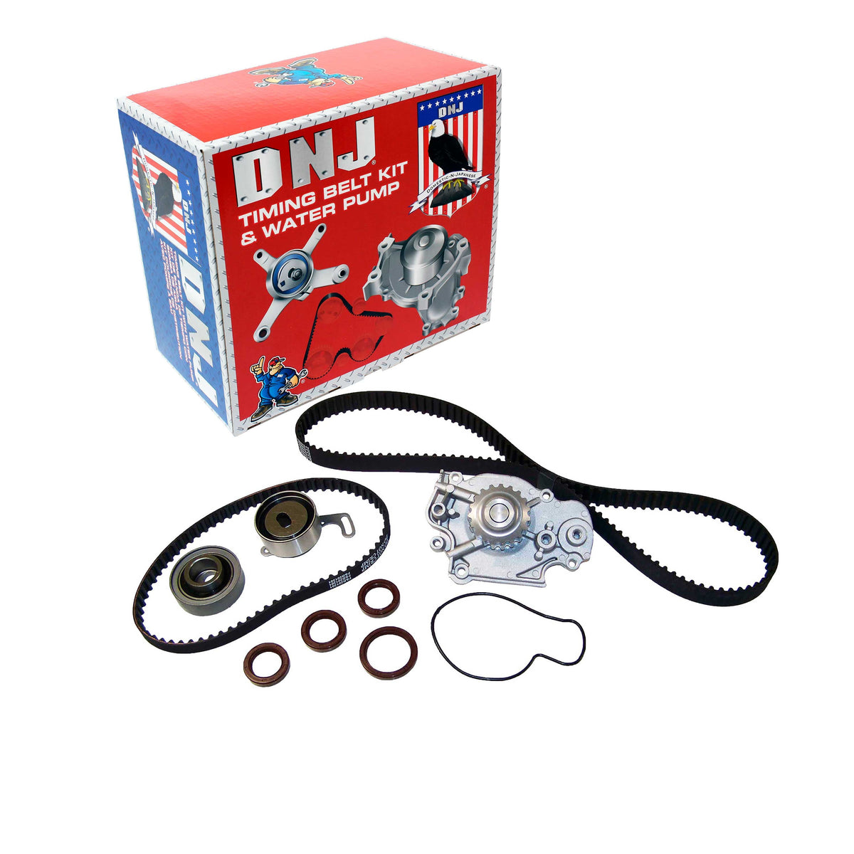 DNJ Timing Belt Kit with Water Pump 1992-1996 Honda 2.3L