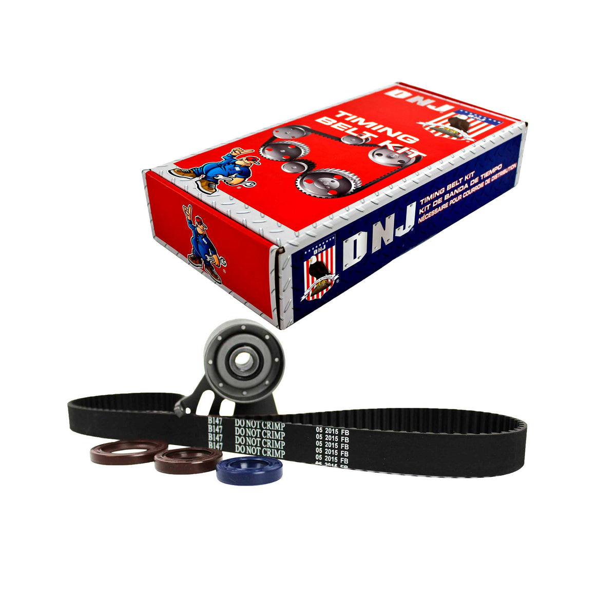 DNJ Timing Belt Component Kit 1988-1997 Honda, Isuzu 2.6L