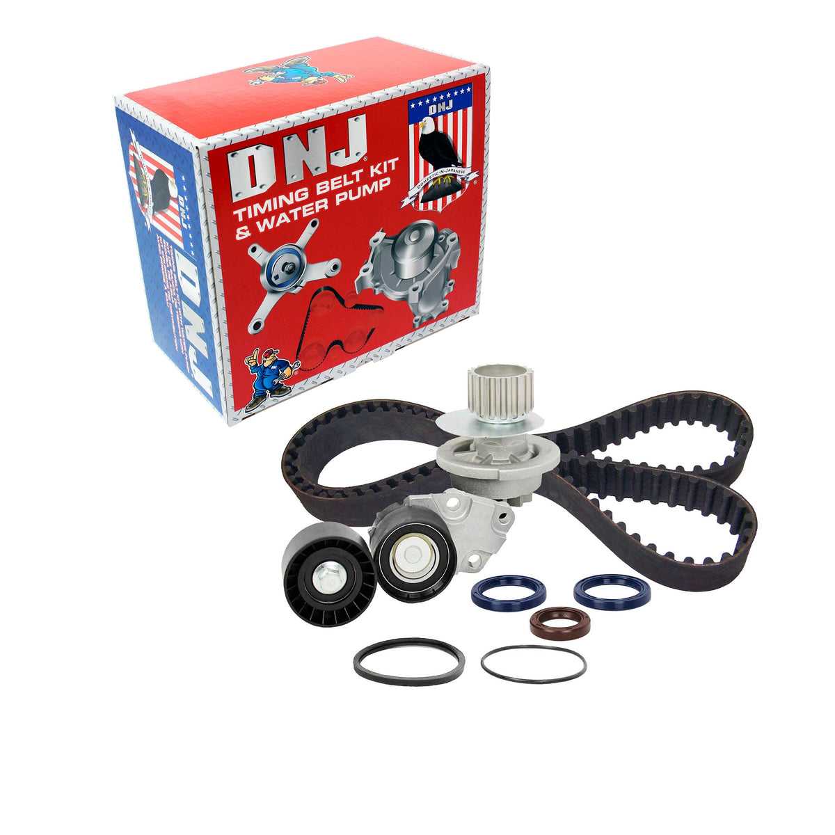 DNJ Timing Belt Kit with Water Pump 1999-2002 Daewoo 1.6L