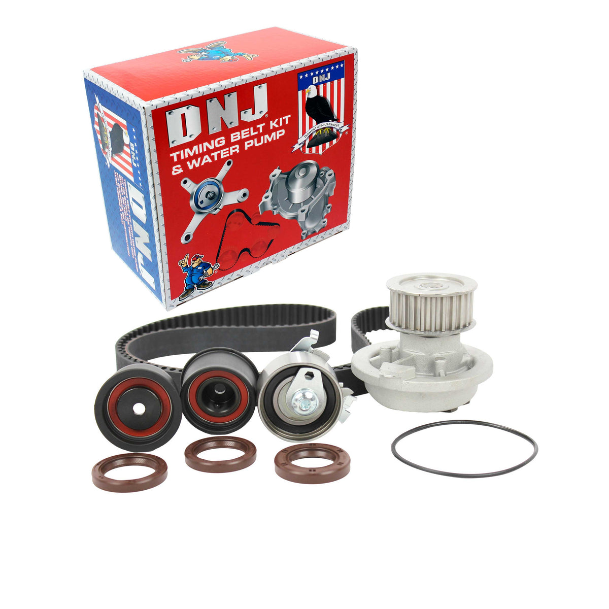 DNJ Timing Belt Kit with Water Pump 1999-2002 Daewoo 2.2L