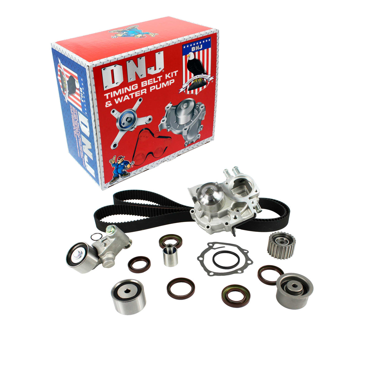 Timing Belt Kit with Water Pump 2002-2015 Saab, Subaru 2.0L-2.5L