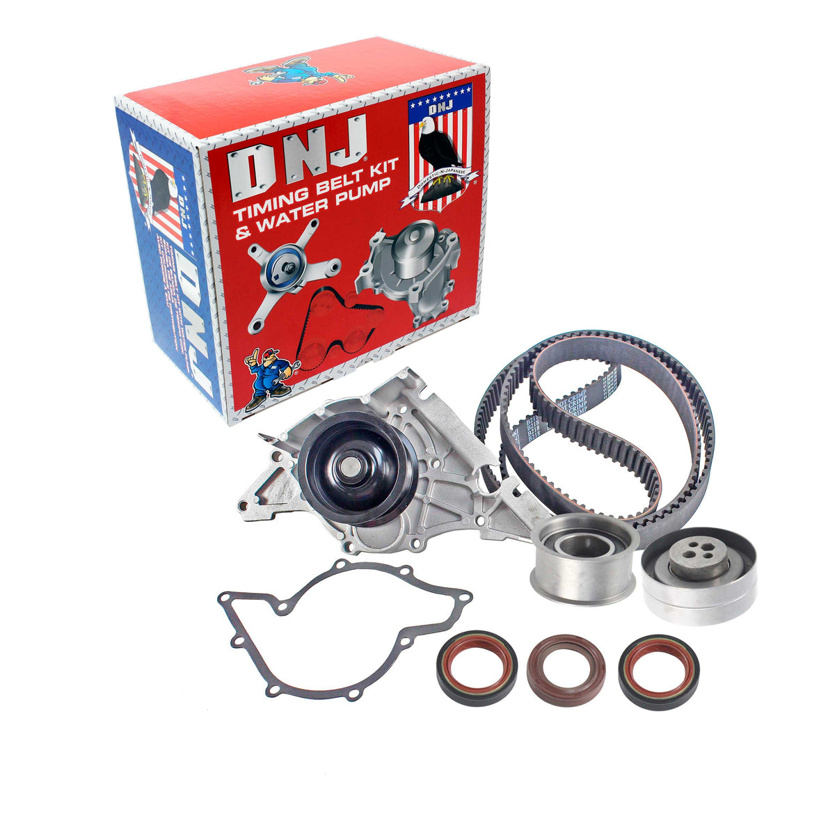 DNJ Timing Belt Kit with Water Pump 1995-1998 Audi 2.8L