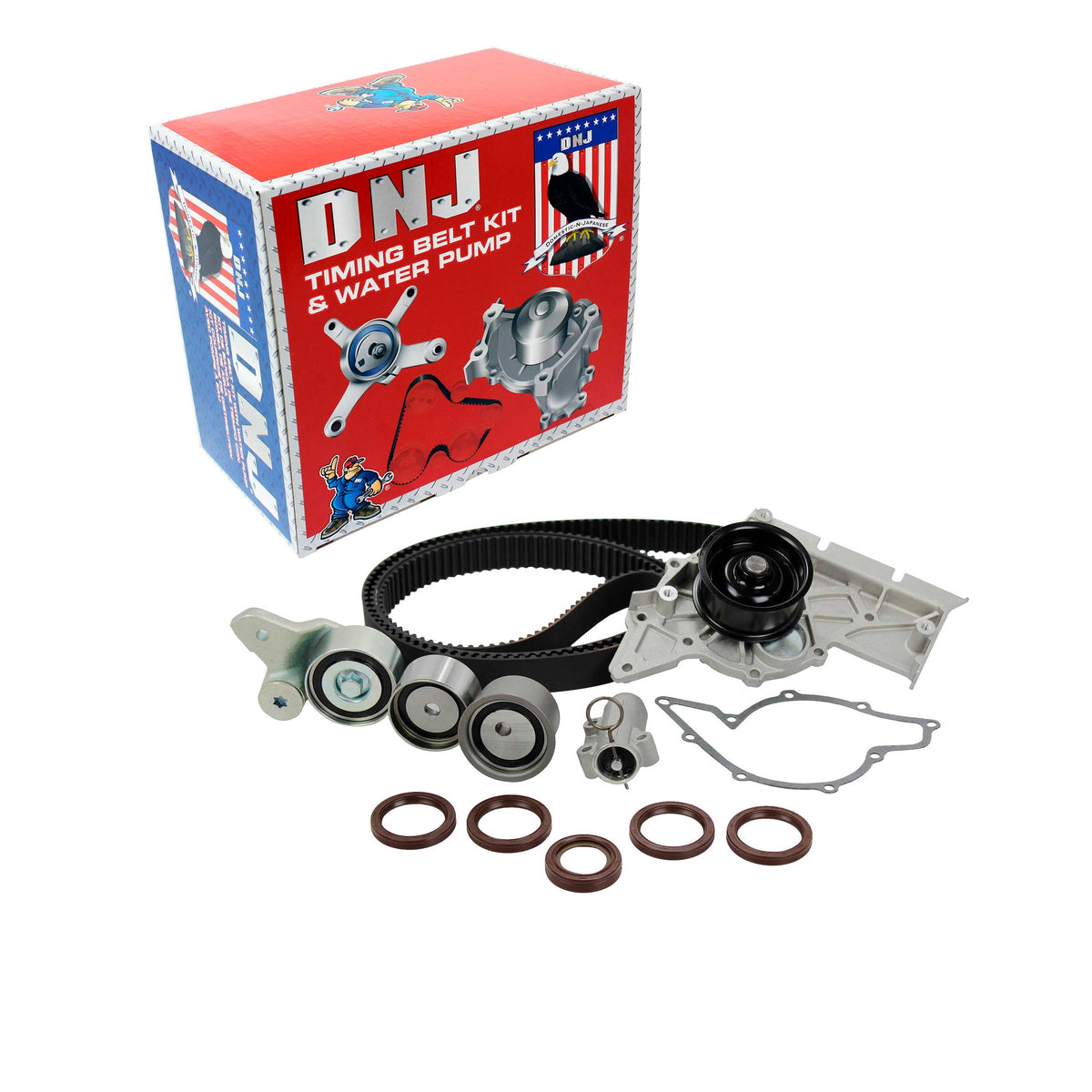 DNJ Timing Belt Kit with Water Pump 2002-2006 Audi 3.0L